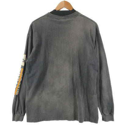 【中古品】【メンズ】  SAINT MICHAEL×SEAN WOTHERSPOON セントマイケル  ショーン ウェザースプーン SM-YS8-0000-C17 LS TEE 24SS 長袖 Tシャツ ロンT トップス 古着 140-250716-nm-01-fuz サイズ：M カラー：ブラック 万代Net店