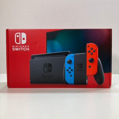 【中古品】 Nintendo Switch ニンテンドー スイッチ 本体 Joy-Con (L) ネオンブルー (R) ネオンレッド 2019モデル ゲーム 034-250717-mh-08-fuz 万代Net店
