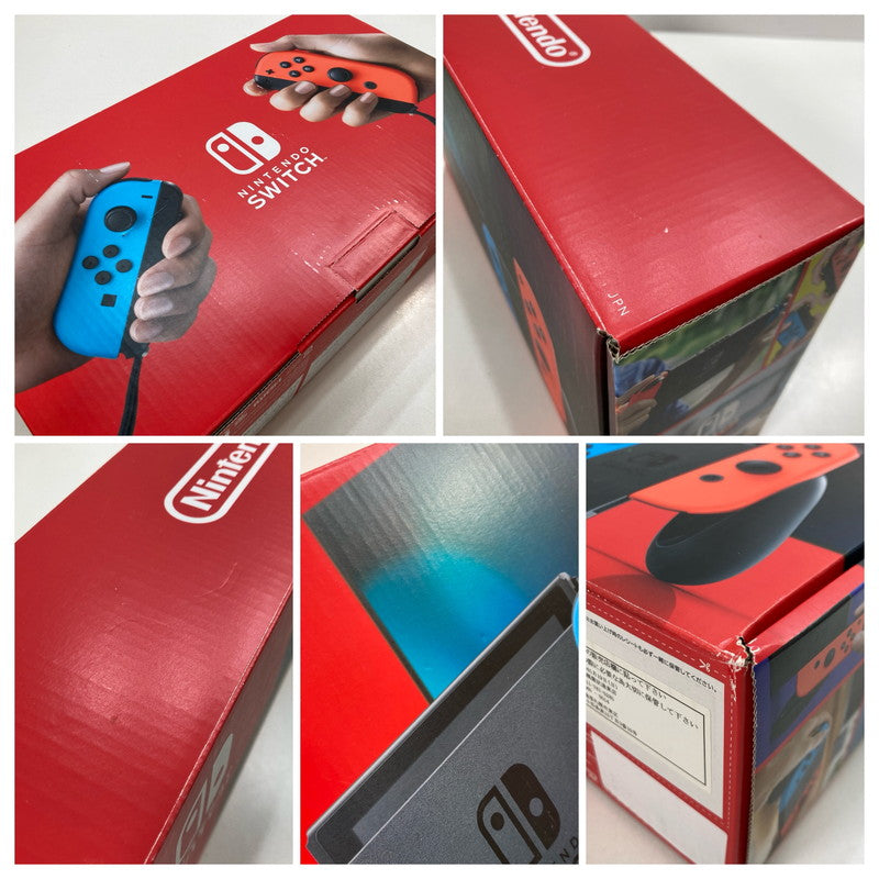 【中古品】 Nintendo Switch ニンテンドー スイッチ 本体 Joy-Con (L) ネオンブルー (R) ネオンレッド 2019モデル ゲーム 034-250717-mh-09-fuz 万代Net店