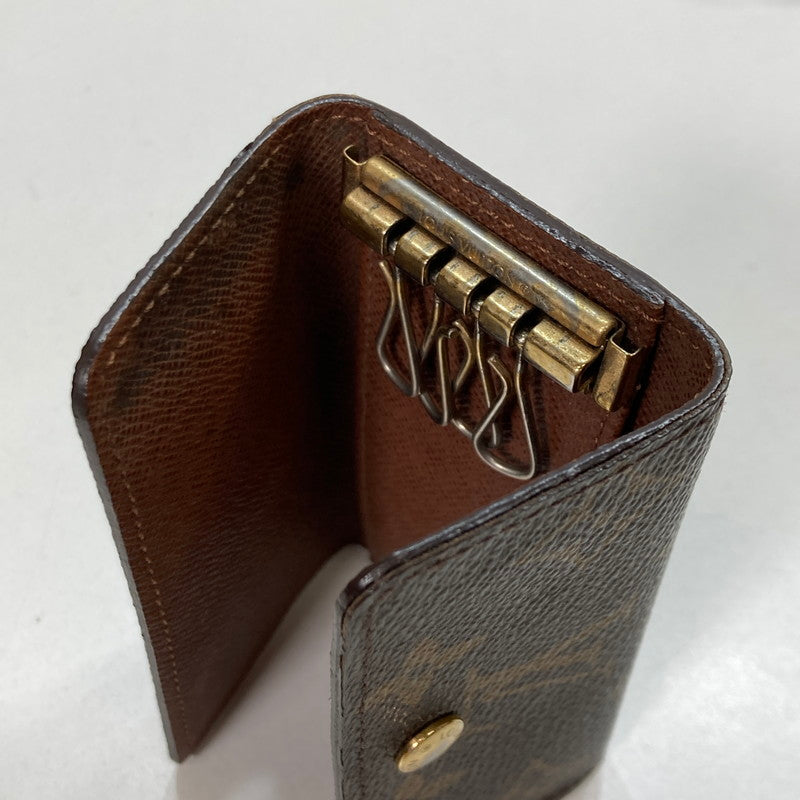 【中古品】【メンズ/レディース】 LOUIS VUITTON ルイ・ヴィトン M62631 モノグラム ミュルティクレ4 4連 キーケース 179-250717-mh-07-fuz カラー：ブラウン 万代Net店