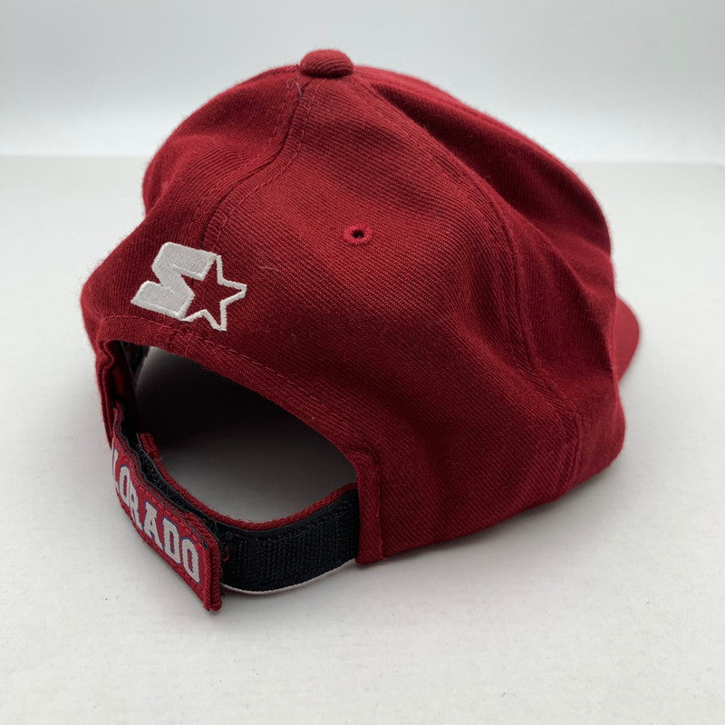 【中古品】【メンズ/レディース】 STARTER スターター COLORADO AVALANCHE コロラドアバランチ CAP キャップ 帽子 185-260508-ny-03-fuzh カラー：ワインレッド 万代Net店
