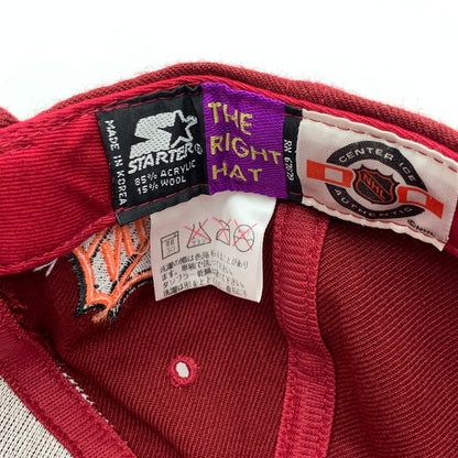 【中古品】【メンズ/レディース】 STARTER スターター COLORADO AVALANCHE コロラドアバランチ CAP キャップ 帽子 185-260508-ny-03-fuzh カラー：ワインレッド 万代Net店