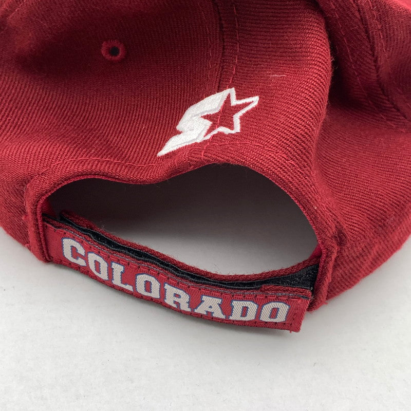 【中古品】【メンズ/レディース】 STARTER スターター COLORADO AVALANCHE コロラドアバランチ CAP キャップ 帽子 185-260508-ny-03-fuzh カラー：ワインレッド 万代Net店