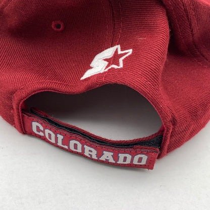 【中古品】【メンズ/レディース】 STARTER スターター COLORADO AVALANCHE コロラドアバランチ CAP キャップ 帽子 185-260508-ny-03-fuzh カラー：ワインレッド 万代Net店