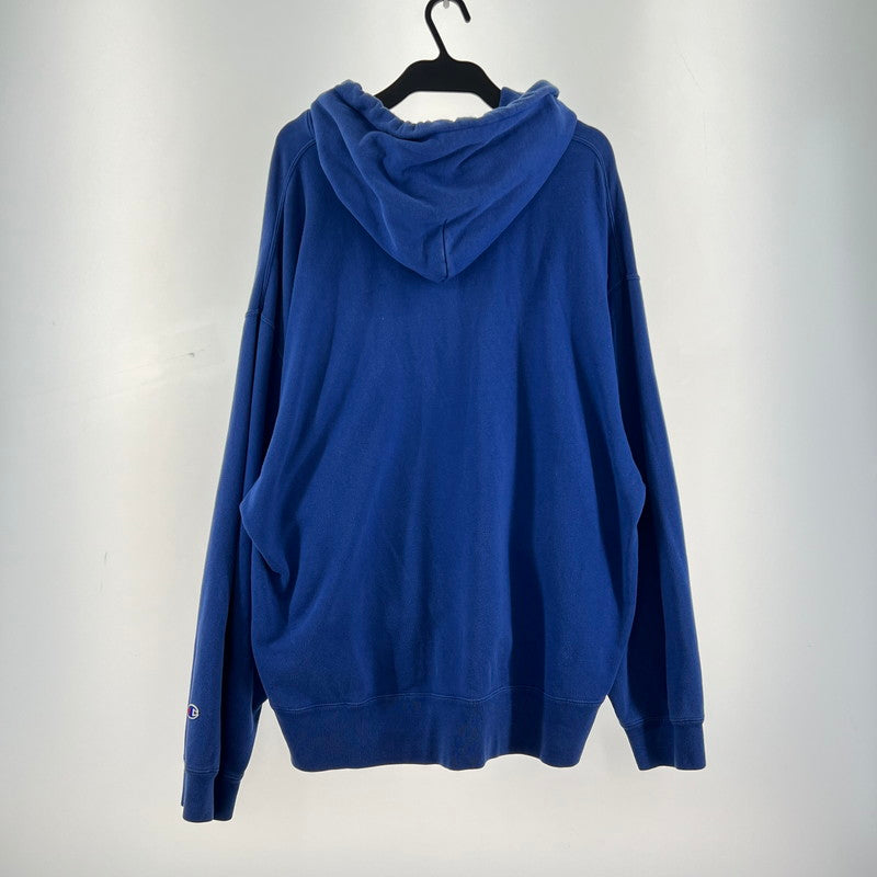 【中古品】【メンズ】 CHAMPION チャンピオン パーカー フーディー NAVY SIZE:XL ※シミ・毛玉有 148-260919-io-21-fuzh カラー：ネイビー 万代Net店