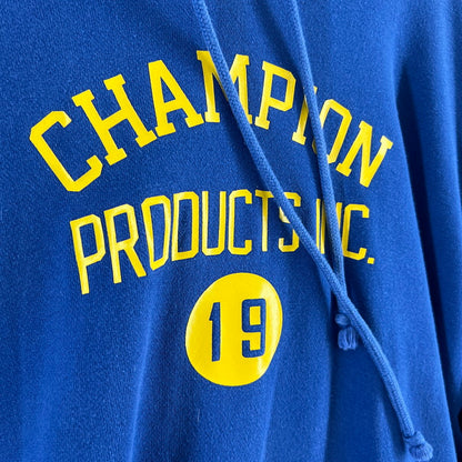 【中古品】【メンズ】 CHAMPION チャンピオン パーカー フーディー NAVY SIZE:XL ※シミ・毛玉有 148-260919-io-21-fuzh カラー：ネイビー 万代Net店