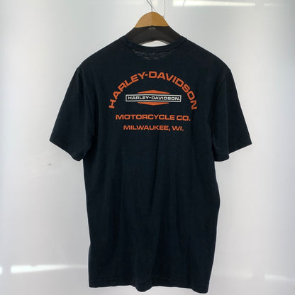 【中古品】【メンズ】 HARLEY-DAVIDSON BAR＆SHIELD TEE ハーレーダビットソン 145-250720-st-08-fuz サイズ：M カラー：ブラック 万代Net店