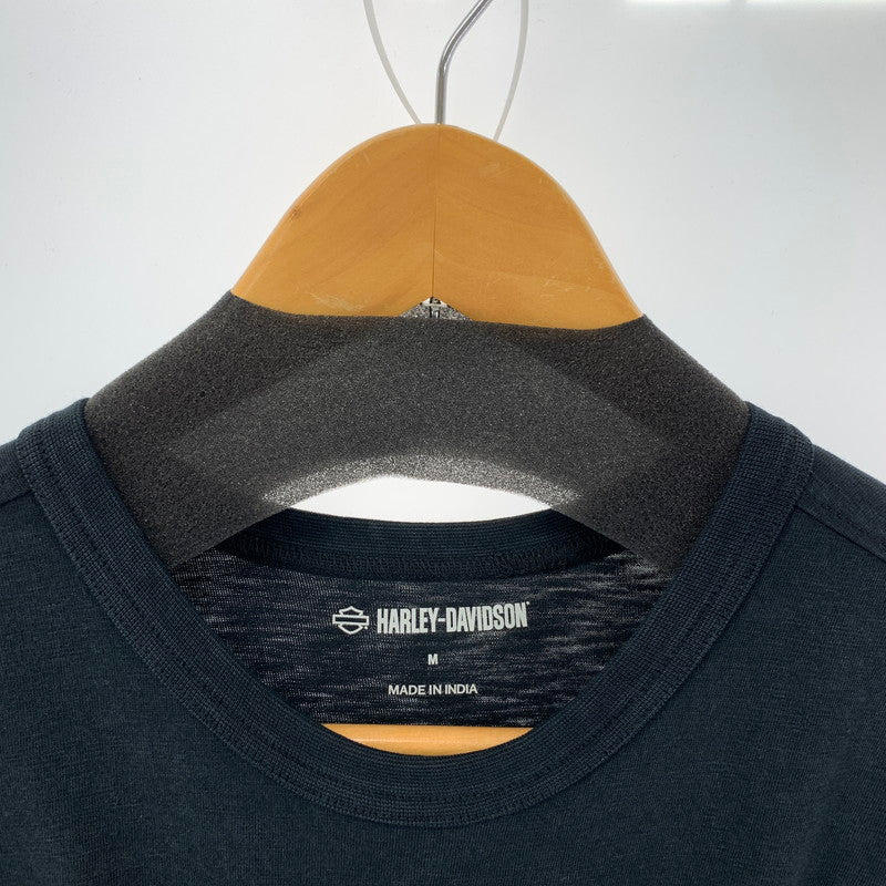 【中古品】【メンズ】 HARLEY-DAVIDSON BAR＆SHIELD TEE ハーレーダビットソン 145-250720-st-08-fuz サイズ：M カラー：ブラック 万代Net店