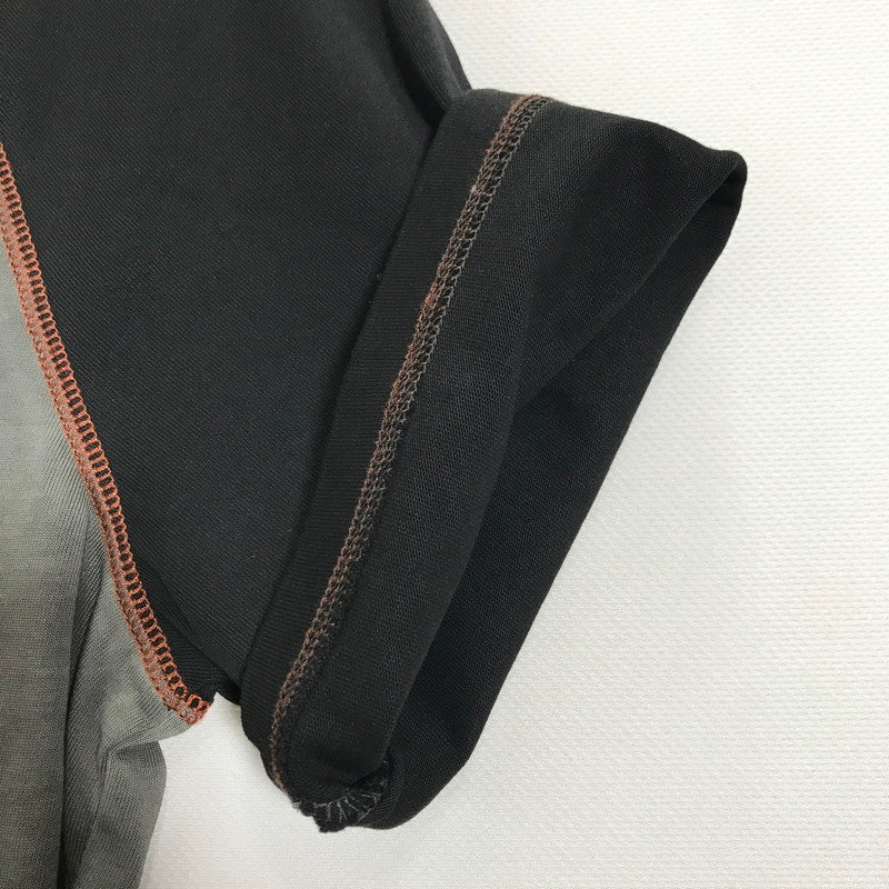 【中古品】【メンズ】 HARLEY-DAVIDSON ハーレーダビッドソン COLORBLOCK DESIGN TEE ロゴ Tシャツ 半袖 トップス 古着 145-250718-mh-04-fuz サイズ：M カラー：グレー ブラック 万代Net店