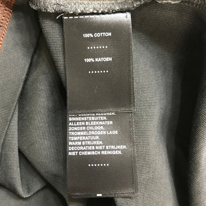 【中古品】【メンズ】 HARLEY-DAVIDSON ハーレーダビッドソン COLORBLOCK DESIGN TEE ロゴ Tシャツ 半袖 トップス 古着 145-250718-mh-04-fuz サイズ：M カラー：グレー ブラック 万代Net店