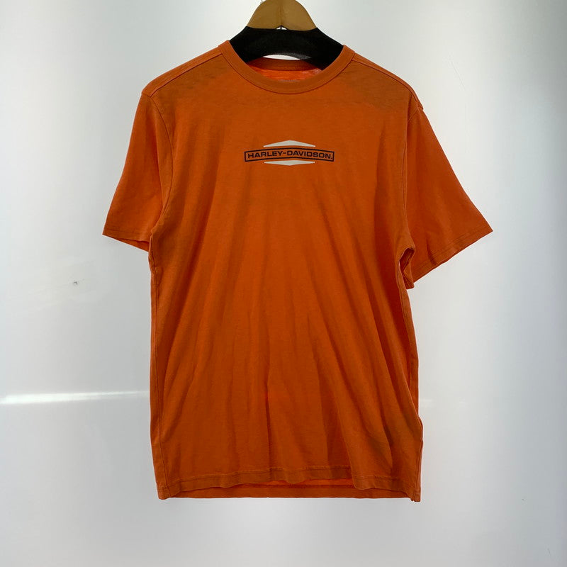 【中古品】【メンズ】 HARLEY-DAVIDSON SS TEE ハーレーダビットソン 145-250720-st-19-fuz サイズ：M カラー：オレンジ 万代Net店