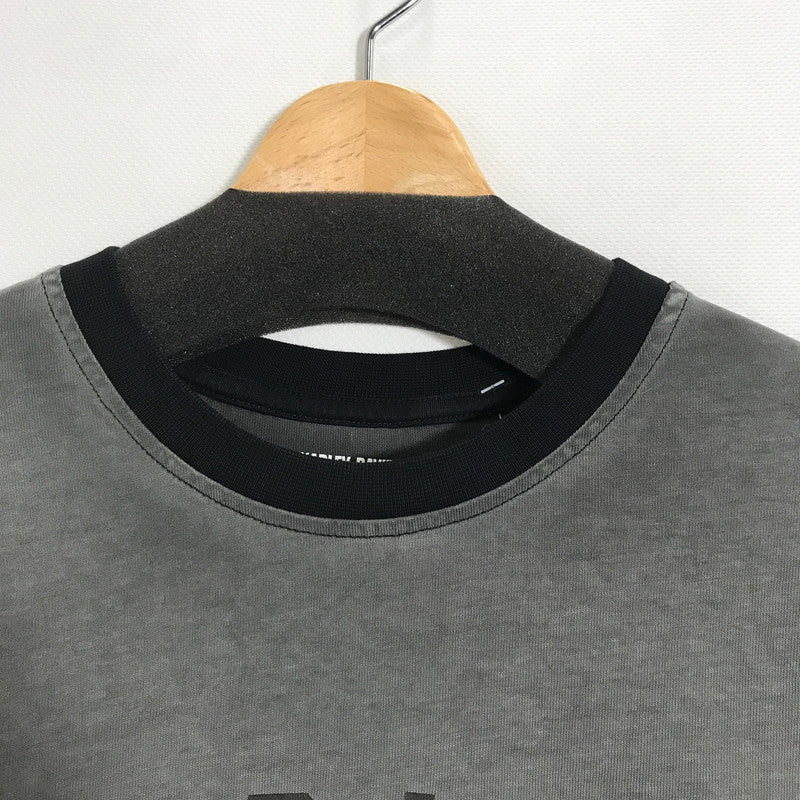 【中古品】【メンズ】 HARLEY-DAVIDSON ハーレーダビッドソン LRON BAND TEE ロゴ Tシャツ 長袖 ロンT トップス 古着 145-250718-mh-02-fuz サイズ：M カラー：グレー ブラック 万代Net店