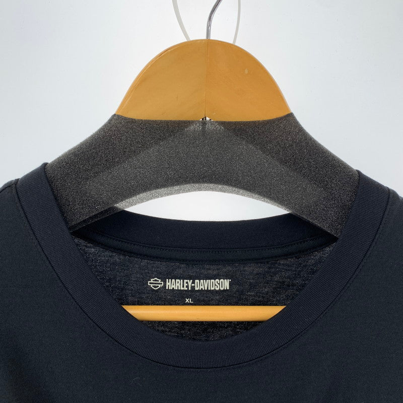 【中古品】【メンズ】 HARLEY-DAVIDSON SS TEE ハーレーダビットソン 145-250720-st-14-fuz サイズ：XL カラー：ブラック 万代Net店
