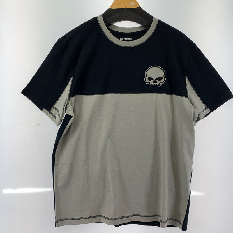 【中古品】【メンズ】 HARLEY-DAVIDSON SKULL SS TEE ハーレーダビットソン 145-250720-st-13-fuz サイズ：L カラー：グレー 万代Net店
