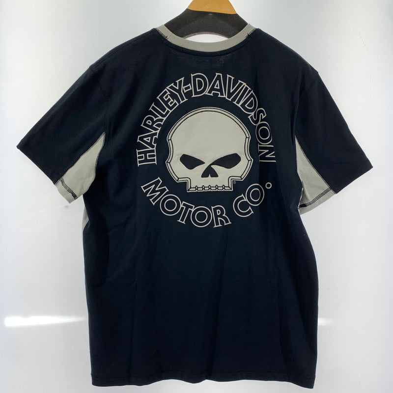 【中古品】【メンズ】 HARLEY-DAVIDSON SKULL SS TEE ハーレーダビットソン 145-250720-st-13-fuz サイズ：L カラー：グレー 万代Net店
