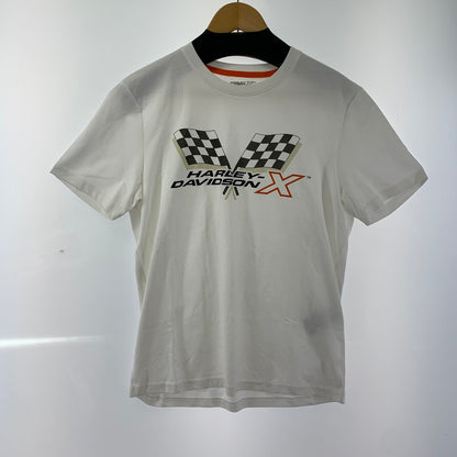 【中古品】【メンズ】 HARLEY-DAVIDSON SS TEE ハーレーダビットソン 145-250720-st-21-fuz サイズ：L カラー：ホワイト 万代Net店