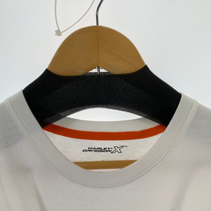 【中古品】【メンズ】 HARLEY-DAVIDSON SS TEE ハーレーダビットソン 145-250720-st-21-fuz サイズ：L カラー：ホワイト 万代Net店