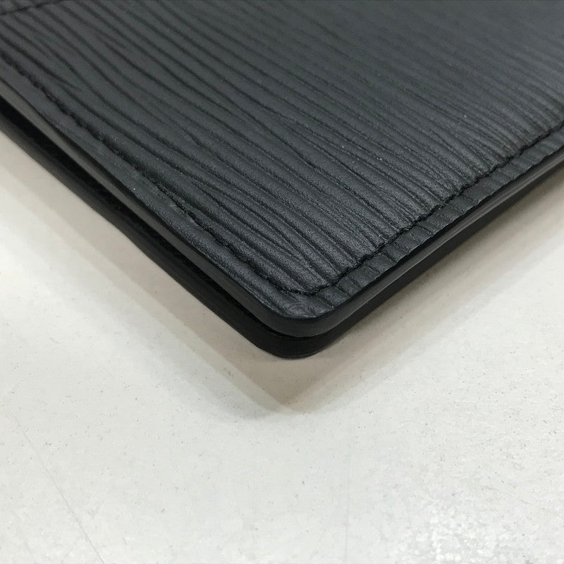 【中古品】【メンズ】 LOUIS VUITTON ルイ・ヴィトン M60642 エピ カードケース オーガナイザードゥ ポッシュ RFID 本体のみ イニシャル入り 179-250718-mh-08-fuz カラー：ブラック 万代Net店
