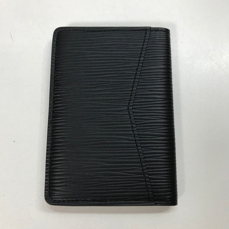 【中古品】【メンズ】 LOUIS VUITTON ルイ・ヴィトン M60642 エピ カードケース オーガナイザードゥ ポッシュ RFID 本体のみ イニシャル入り 179-250718-mh-08-fuz カラー：ブラック 万代Net店