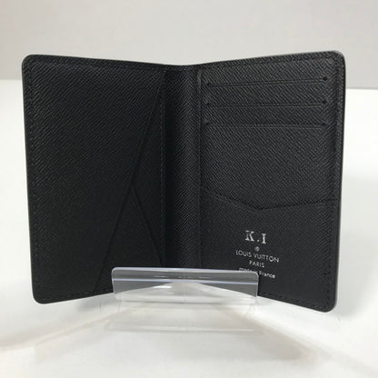 【中古品】【メンズ】 LOUIS VUITTON ルイ・ヴィトン M60642 エピ カードケース オーガナイザードゥ ポッシュ RFID 本体のみ イニシャル入り 179-250718-mh-08-fuz カラー：ブラック 万代Net店