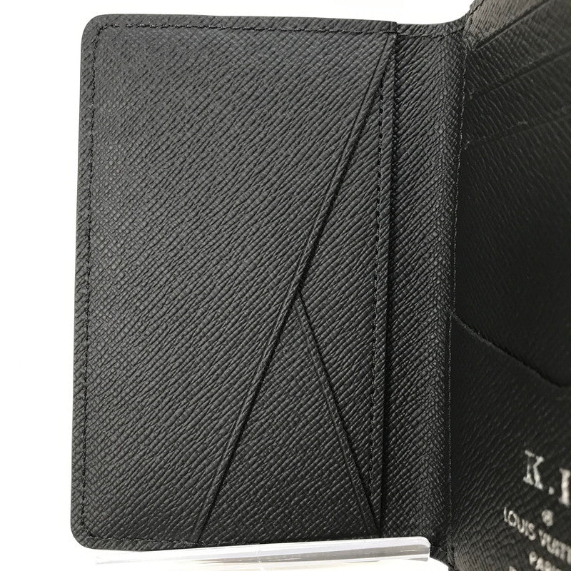 【中古品】【メンズ】 LOUIS VUITTON ルイ・ヴィトン M60642 エピ カードケース オーガナイザードゥ ポッシュ RFID 本体のみ イニシャル入り 179-250718-mh-08-fuz カラー：ブラック 万代Net店