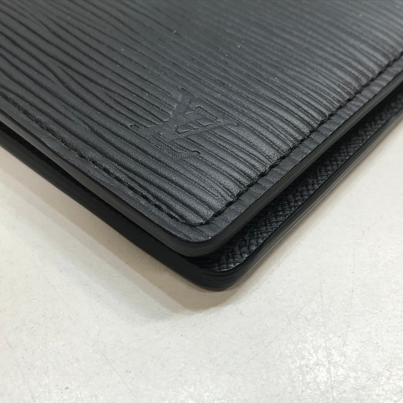 【中古品】【メンズ】 LOUIS VUITTON ルイ・ヴィトン M60642 エピ カードケース オーガナイザードゥ ポッシュ RFID 本体のみ イニシャル入り 179-250718-mh-08-fuz カラー：ブラック 万代Net店