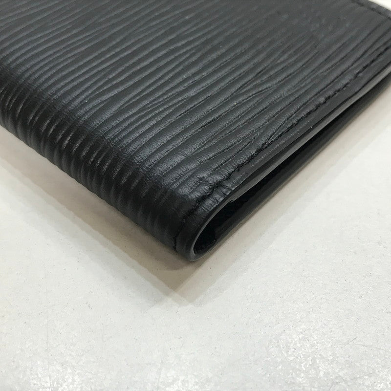 【中古品】【メンズ】 LOUIS VUITTON ルイ・ヴィトン M60642 エピ カードケース オーガナイザードゥ ポッシュ RFID 本体のみ イニシャル入り 179-250718-mh-08-fuz カラー：ブラック 万代Net店