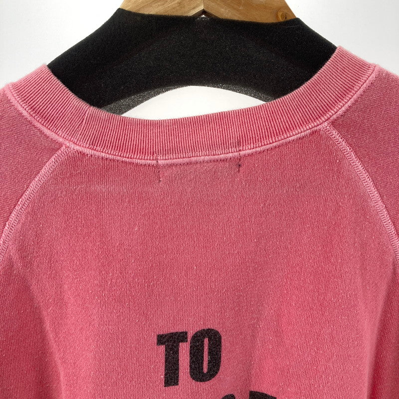 【中古品】【レディース】 BAPY CHIMP GIRL SS ベイピー SWEATSHIRT 半袖 スウェット 170-260210-ky-11-fuzh サイズ：TALL カラー：ピンク 万代Net店