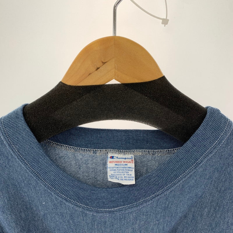 【中古美品】【メンズ】 CHAMPION REVERSE WEAVE SWEATSHIRT チャンピオン 145-250720-st-23-fuz サイズ：M カラー：ブルー 万代Net店