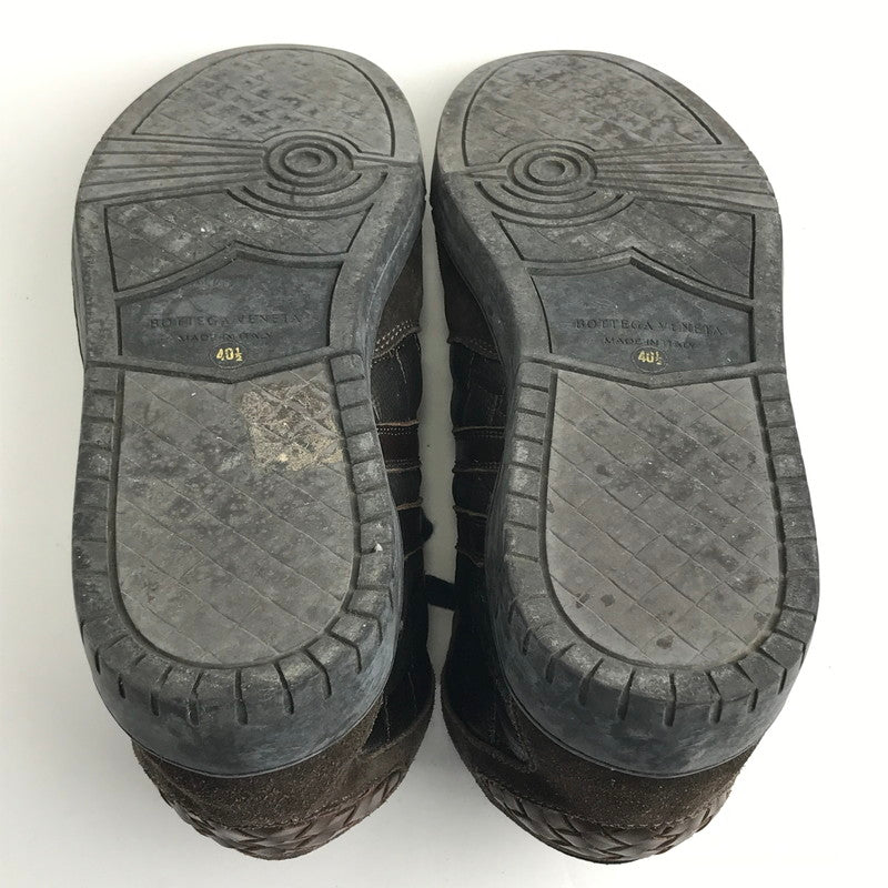 【中古品】【メンズ】 BOTTEGA VENETA ボッテガ・ヴェネタ ハイカットスニーカー 40 1/2サイズ メンズ 使用感あり 183-260207-io-34-fuz 万代Net店