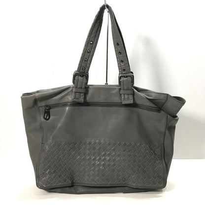 【中古品】 BOTTEGA VENETA イントレチャート トートバッグ カバン ボッテガ ヴェネタ 180-250721-mh-12-fuz カラー：グレー 万代Net店