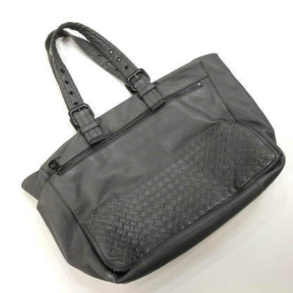 【中古品】 BOTTEGA VENETA イントレチャート トートバッグ カバン ボッテガ ヴェネタ 180-250721-mh-12-fuz カラー：グレー 万代Net店