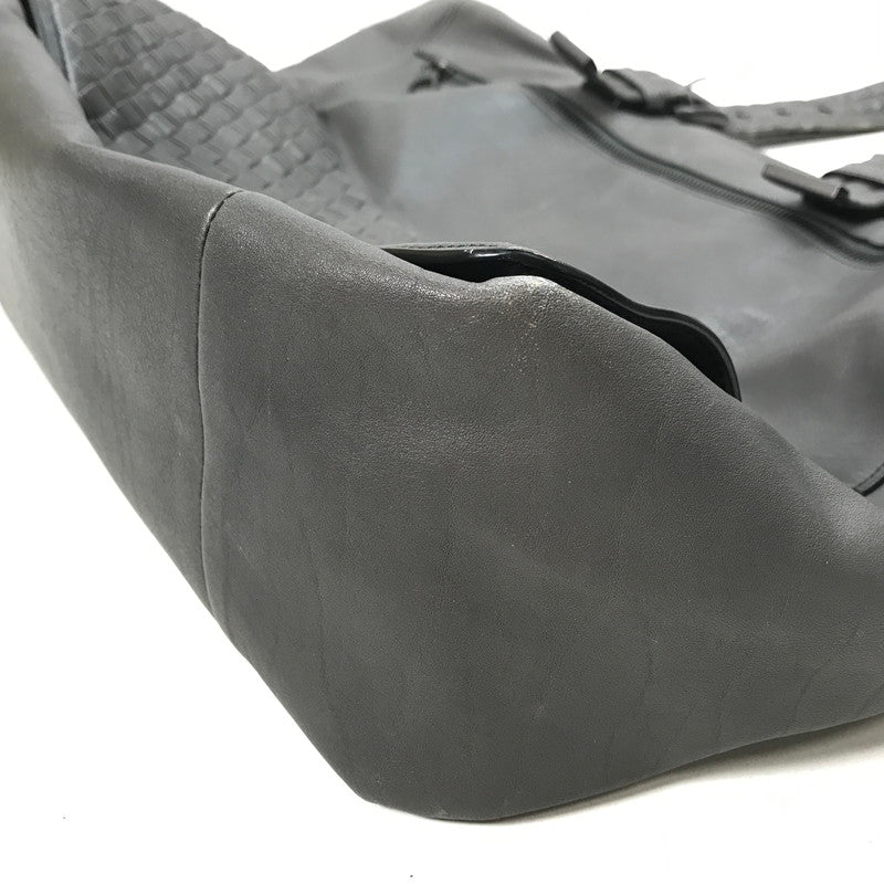 【中古品】 BOTTEGA VENETA イントレチャート トートバッグ カバン ボッテガ ヴェネタ 180-250721-mh-12-fuz カラー：グレー 万代Net店