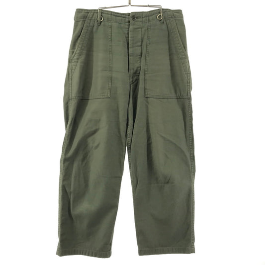 【中古品】 MSG&SONS BAKER PANTS エムエスジー 156-250721-mh-01-fuz カラー：カーキ 万代Net店