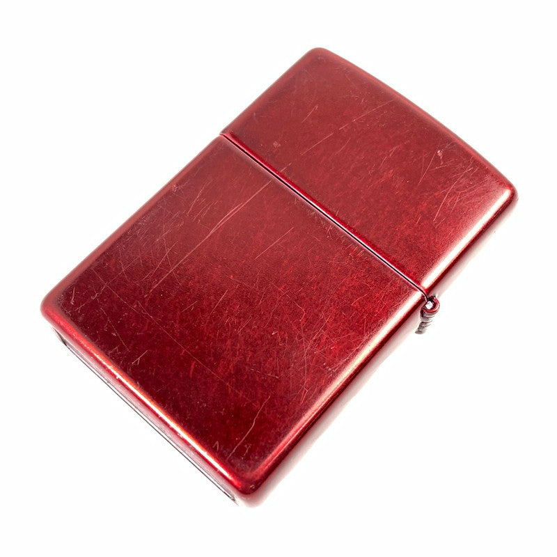 【中古品】【メンズ】 ZIPPO ジッポ オイルライター 喫煙具 ライター RED 21年製 ※インナー違い・キズ・使用感あり 206-261013-io-35-fuzh カラー：レッド 万代Net店