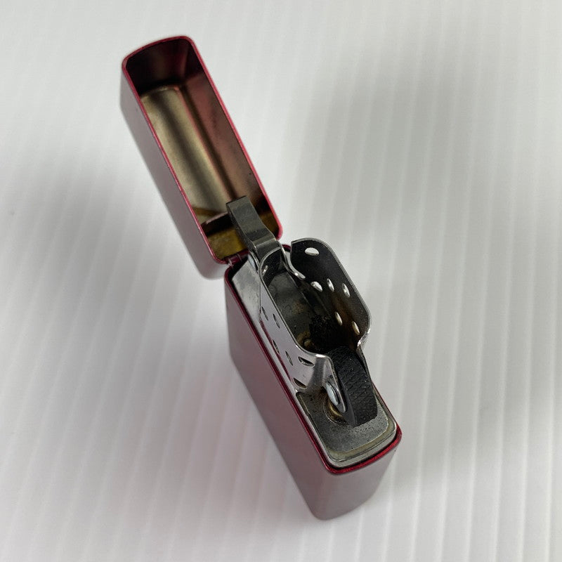 【中古品】【メンズ】 ZIPPO ジッポ オイルライター 喫煙具 ライター RED 21年製 ※インナー違い・キズ・使用感あり 206-261013-io-35-fuzh カラー：レッド 万代Net店