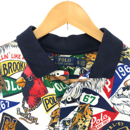 【中古品】【メンズ】 POLO RALPH LAUREN ポロ・ラルフローレン 総柄 タイガー ポロシャツ Tシャツ 半袖 トップス 古着 145-250722-mh-02-fuz サイズ：XL カラー：総柄 万代Net店