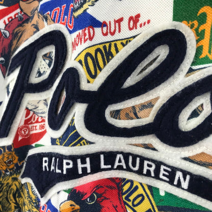 【中古品】【メンズ】 POLO RALPH LAUREN ポロ・ラルフローレン 総柄 タイガー ポロシャツ Tシャツ 半袖 トップス 古着 145-250722-mh-02-fuz サイズ：XL カラー：総柄 万代Net店