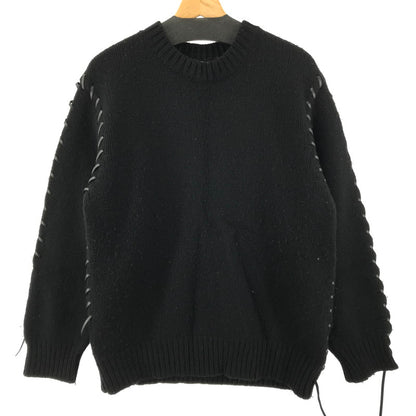 【中古品】【メンズ】 DISCOVERED ディスカバード DISCOVERED DC-AW22-KN-03 22AW LOOPING KNIT ルーピング ニット 長袖 トップス 古着 140-250722-mh-06-fuz サイズ：2 カラー：ブラック 万代Net店