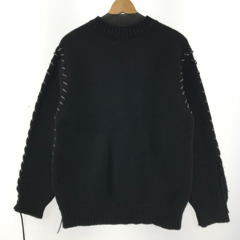 【中古品】【メンズ】 DISCOVERED ディスカバード DISCOVERED DC-AW22-KN-03 22AW LOOPING KNIT ルーピング ニット 長袖 トップス 古着 140-250722-mh-06-fuz サイズ：2 カラー：ブラック 万代Net店
