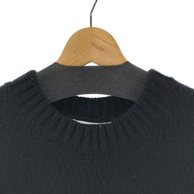 【中古品】【メンズ】 DISCOVERED ディスカバード DISCOVERED DC-AW22-KN-03 22AW LOOPING KNIT ルーピング ニット 長袖 トップス 古着 140-250722-mh-06-fuz サイズ：2 カラー：ブラック 万代Net店