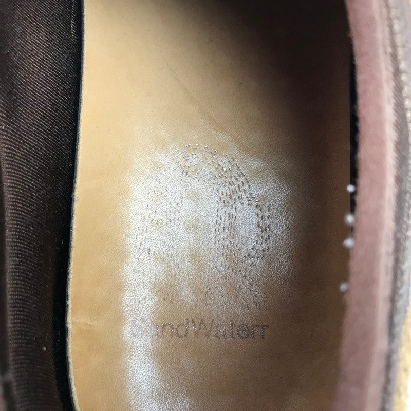 【中古品】【メンズ】 サンドウォーター×Tomo&co SANDWATERR ORGANIZED SHOES COW LEATHER×TOMO＆CO ビブラムソール 靴 164-260110-ks-06-fuz サイズ：27cm カラー：ブラウン 万代Net店