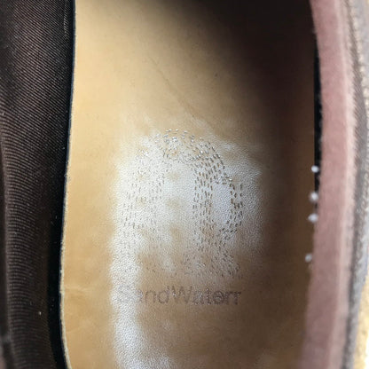 【中古品】【メンズ】 サンドウォーター×Tomo&co SANDWATERR ORGANIZED SHOES COW LEATHER×TOMO＆CO ビブラムソール 靴 164-260110-ks-06-fuz サイズ：27cm カラー：ブラウン 万代Net店