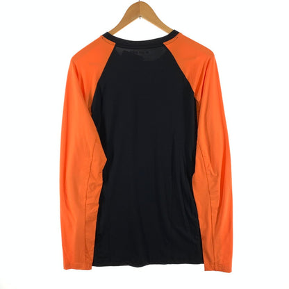 【中古品】【メンズ】 HARLEY-DAVIDSON ラグラン 長袖Tシャツ トップス ブランド 古着 カットソー 145-260425-gm-12-fuz サイズ：M カラー：ブラック オレンジ 万代Net店