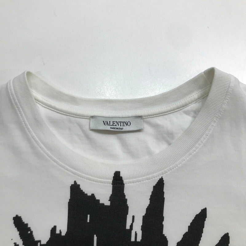 【中古品】【メンズ】  VALENTINO ヴァレンチノ RV3MG00PGGQ 半袖 Tシャツ トップス 古着 141-250725-mh-05-fuz サイズ：XS カラー：ホワイト 万代Net店