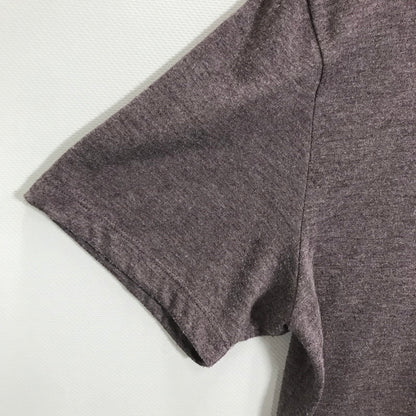 【中古品】【メンズ】 SAINT LAURENT PARIS サンローランパリ 498786 ロゴ プリント Tシャツ 半袖 トップス 古着 141-250725-mh-03-fuz サイズ：S カラー：パープル 万代Net店
