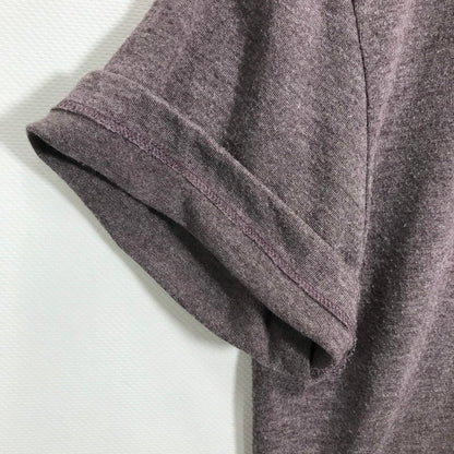 【中古品】【メンズ】 SAINT LAURENT PARIS サンローランパリ 498786 ロゴ プリント Tシャツ 半袖 トップス 古着 141-250725-mh-03-fuz サイズ：S カラー：パープル 万代Net店