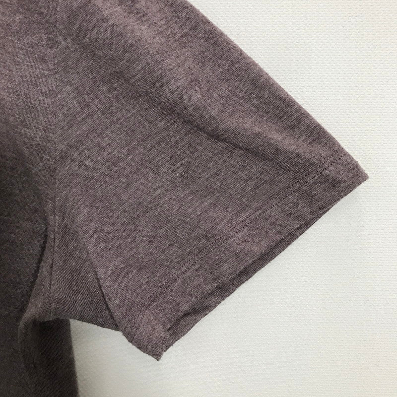 【中古品】【メンズ】 SAINT LAURENT PARIS サンローランパリ 498786 ロゴ プリント Tシャツ 半袖 トップス 古着 141-250725-mh-03-fuz サイズ：S カラー：パープル 万代Net店