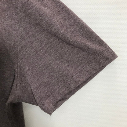 【中古品】【メンズ】 SAINT LAURENT PARIS サンローランパリ 498786 ロゴ プリント Tシャツ 半袖 トップス 古着 141-250725-mh-03-fuz サイズ：S カラー：パープル 万代Net店