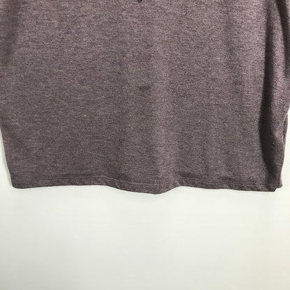 【中古品】【メンズ】 SAINT LAURENT PARIS サンローランパリ 498786 ロゴ プリント Tシャツ 半袖 トップス 古着 141-250725-mh-03-fuz サイズ：S カラー：パープル 万代Net店